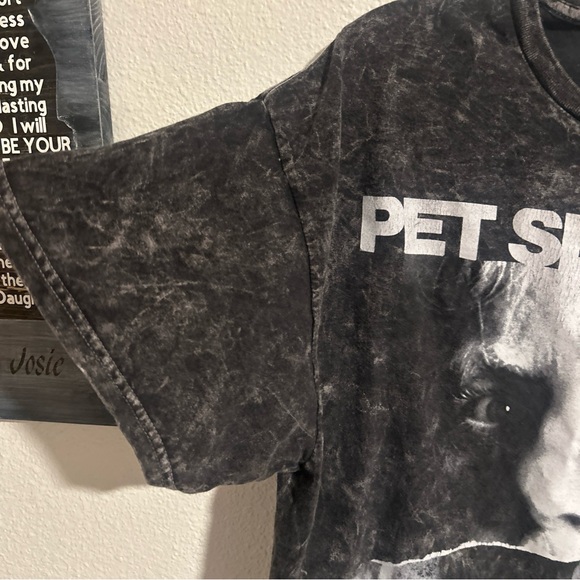 Pet Sematary Horror Movie Poster Mens Black Ice Wash short sleeve T Shirt Size M - Picture 6 of 14